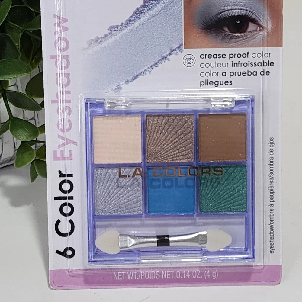 L. A. Colors 6 Color Eyeshadow Cloud 9 Palette New Unopened